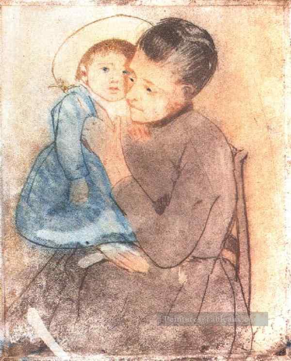 Bébé Bill mères des enfants Mary Cassatt Peintures à l'huile